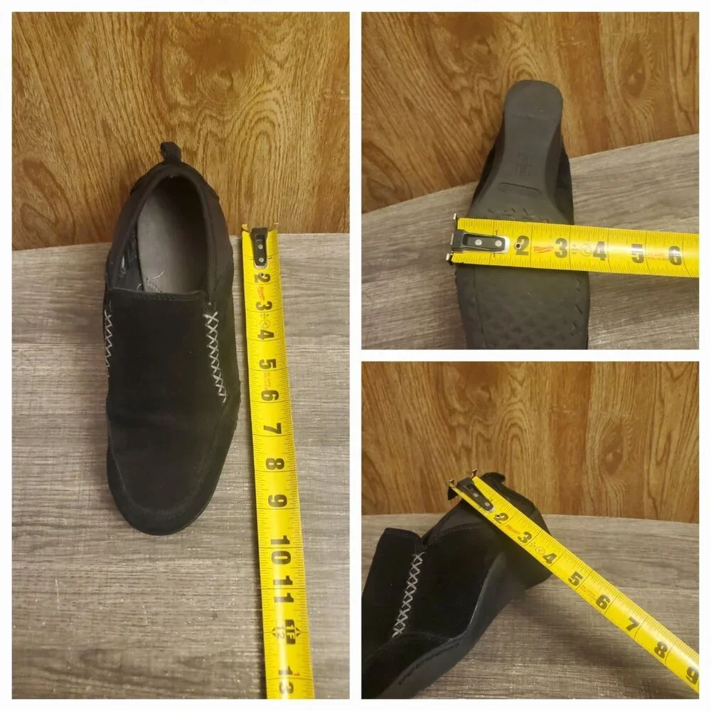 Aerosoles Motorman Slip On Wedge Shoes Women’s‎ Size 8.5 Black
